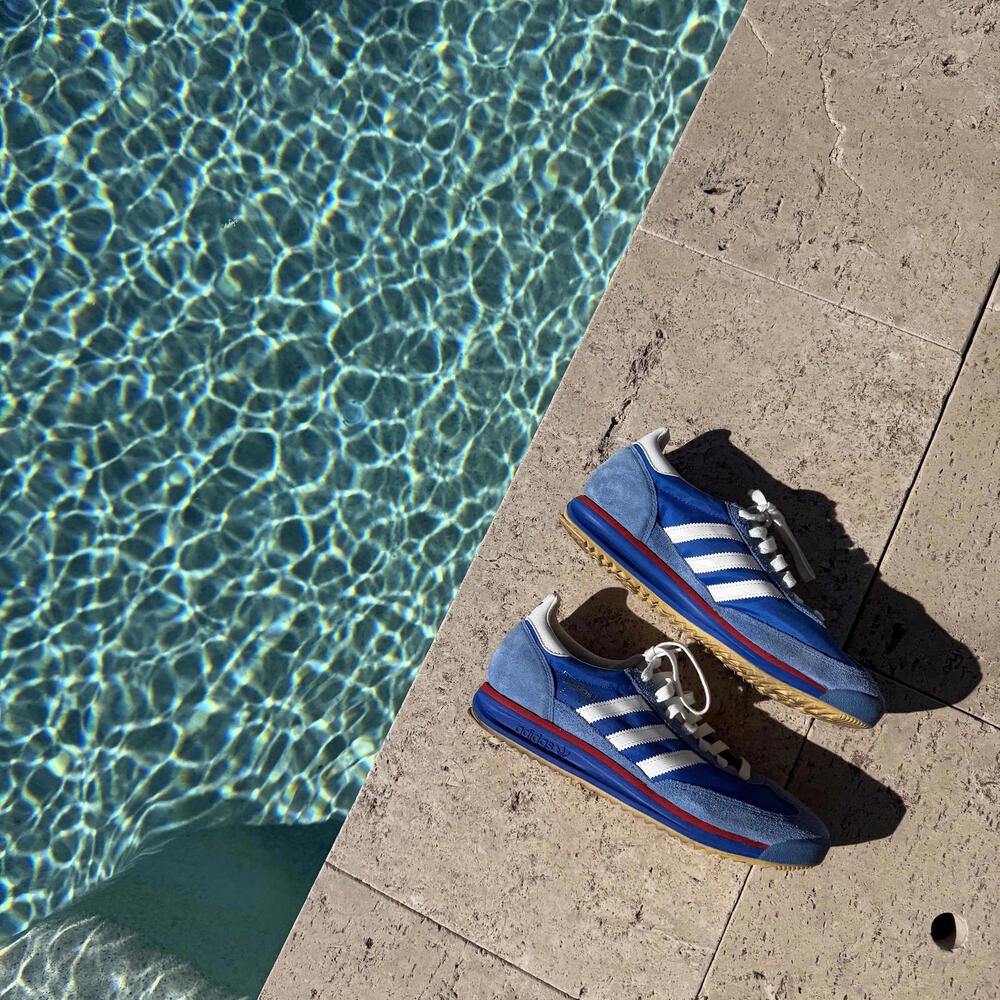 Adidas SL 72 Sneakers Blue White Unisex (8.5 Men's or 10 Women's)